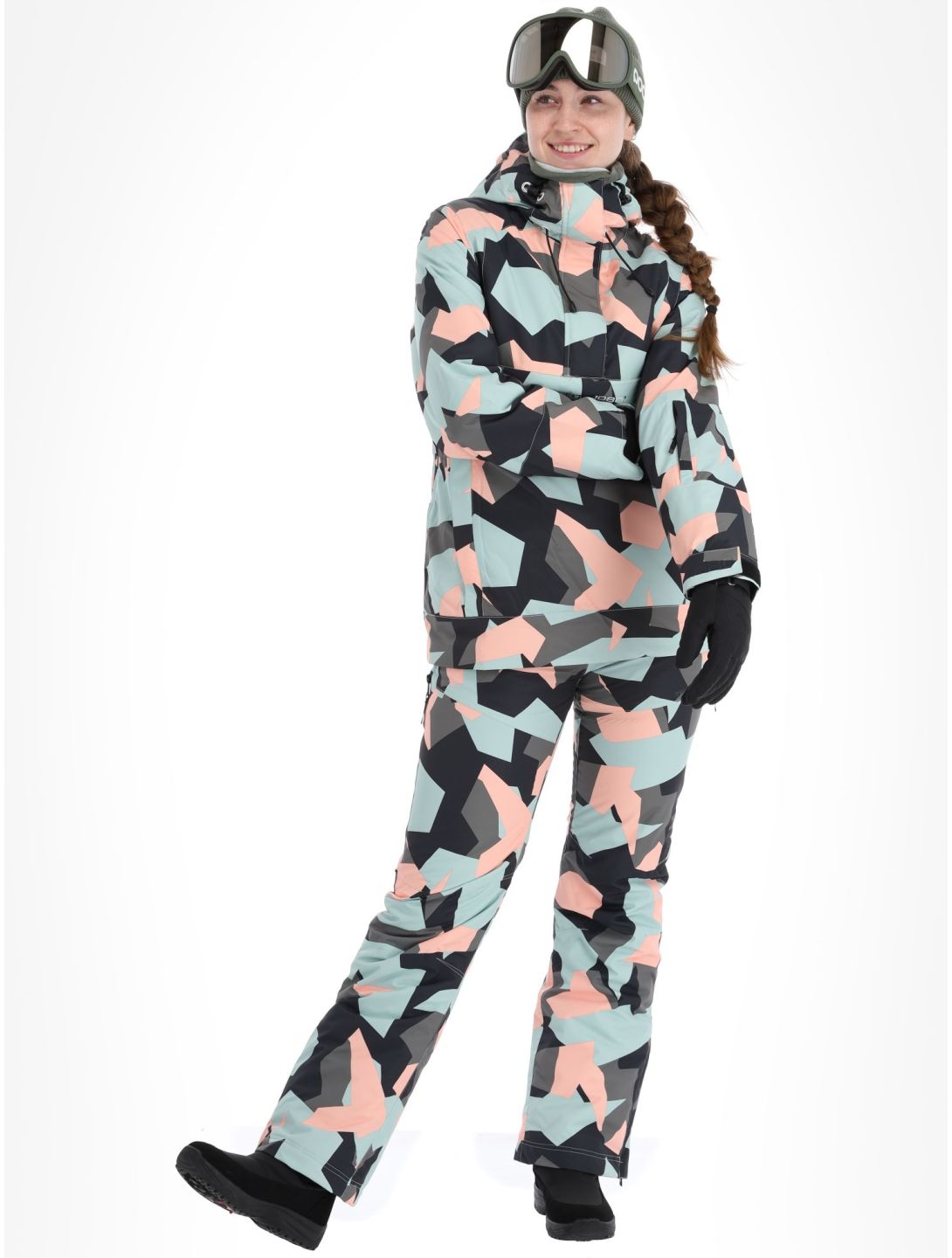 1080, Mary-T anorak d'hiver femmes Camo Rose rose 