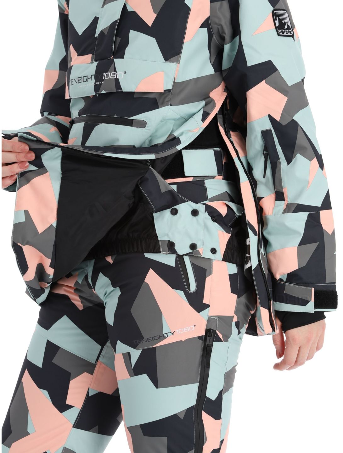 1080, Mary-T anorak d'hiver femmes Camo Rose rose 