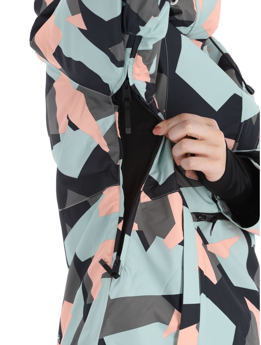 1080, Mary-T anorak d'hiver femmes Camo Rose rose 