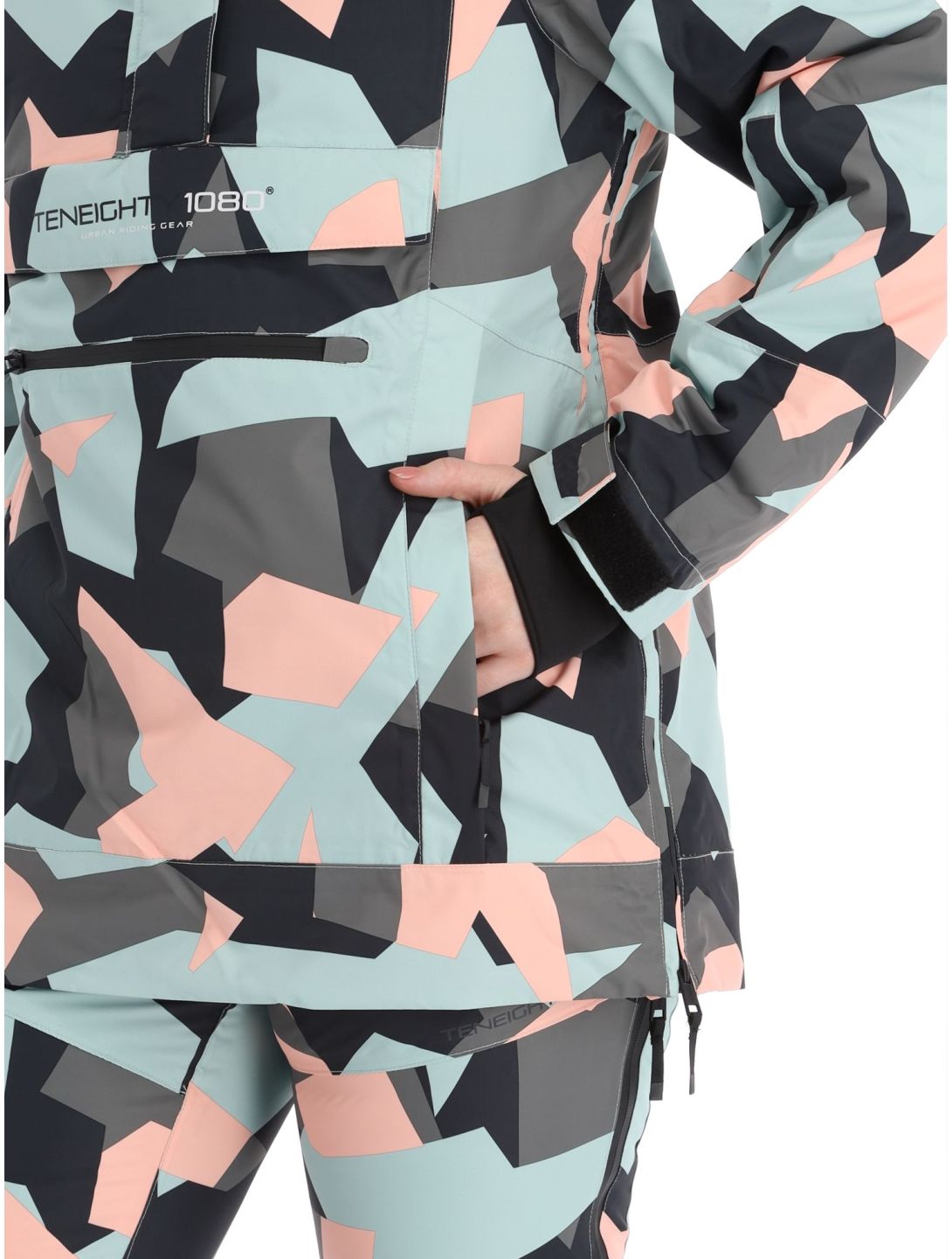 1080, Mary-T anorak d'hiver femmes Camo Rose rose 