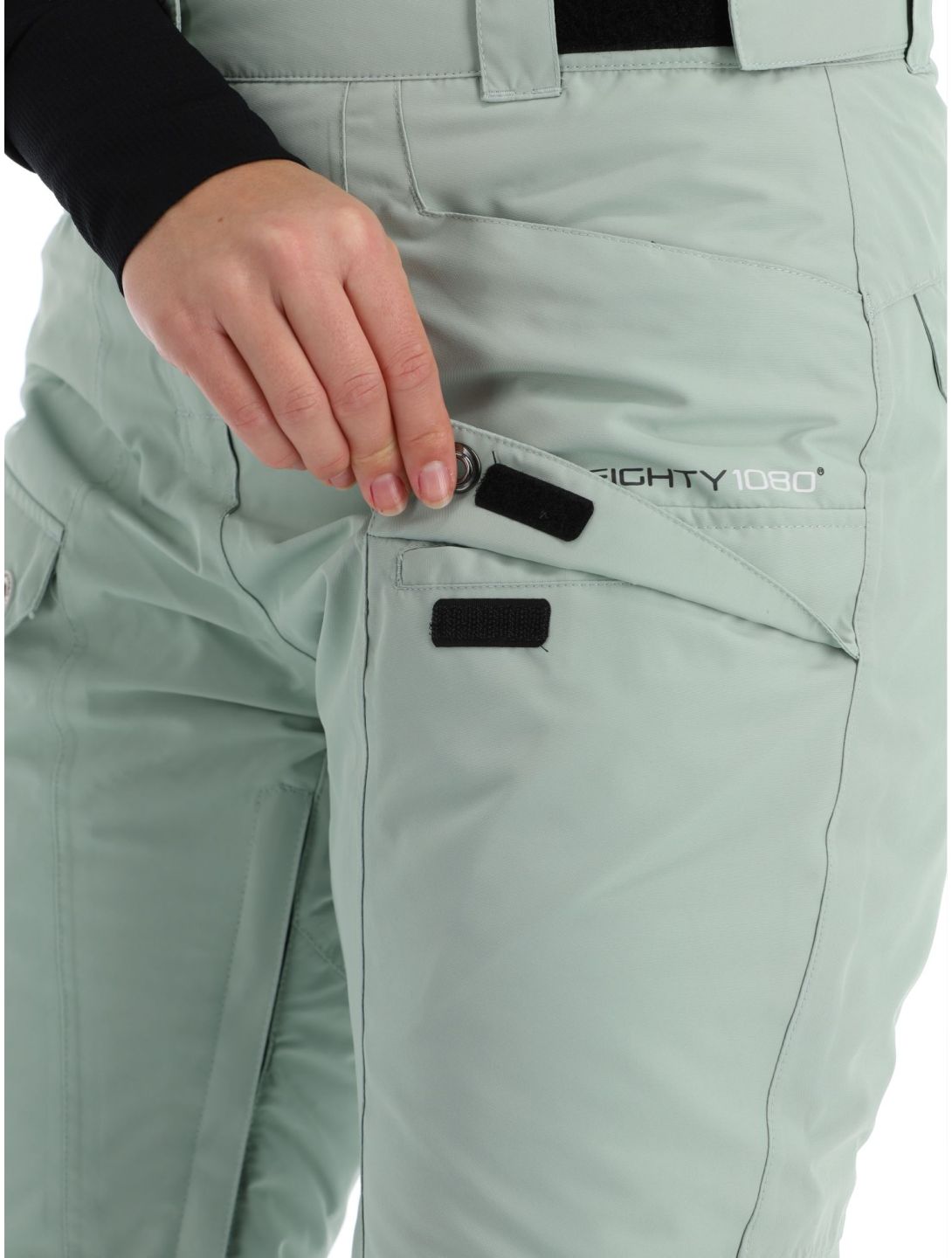 1080, Stream-T pantalon de ski femmes Green Milieu vert 