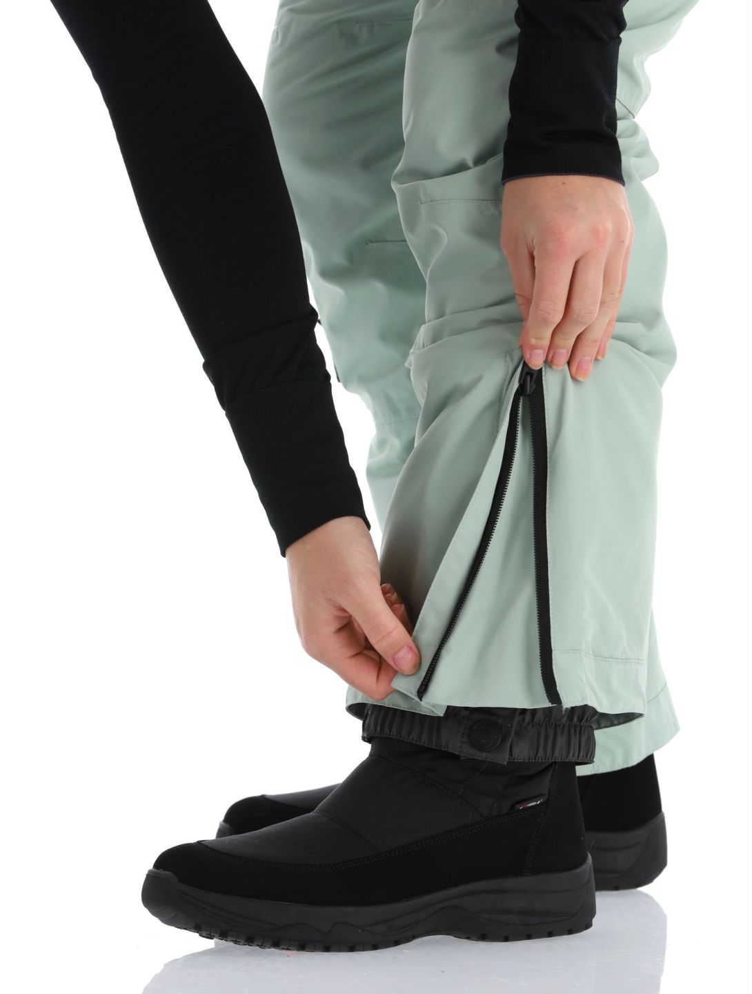 1080, Stream-T pantalon de ski femmes Green Milieu vert 