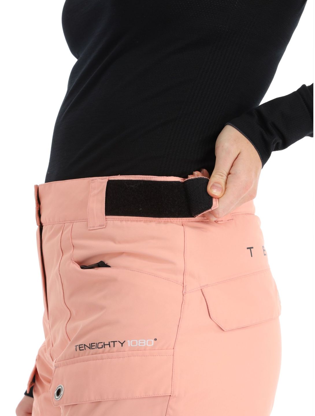 1080, Stream-T pantalon de ski femmes Rose rose 