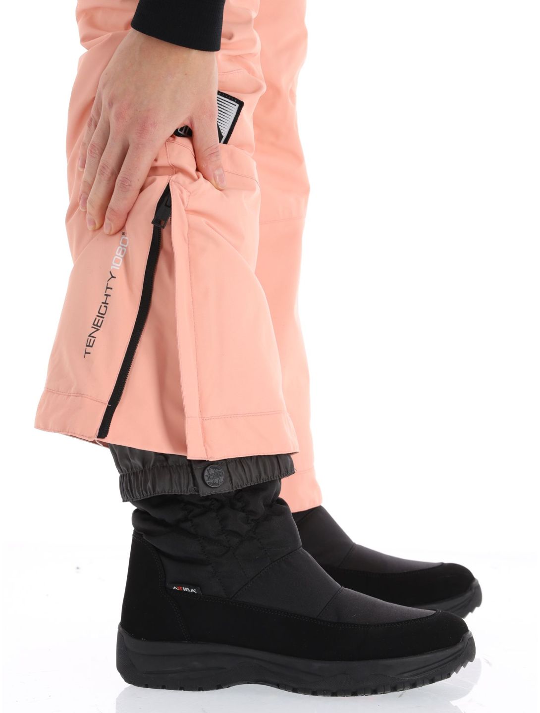 1080, Stream-T pantalon de ski femmes Rose rose 