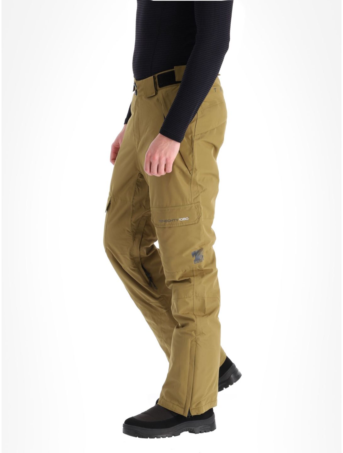 1080, Hoax-T pantalon de ski hommes Military brun 