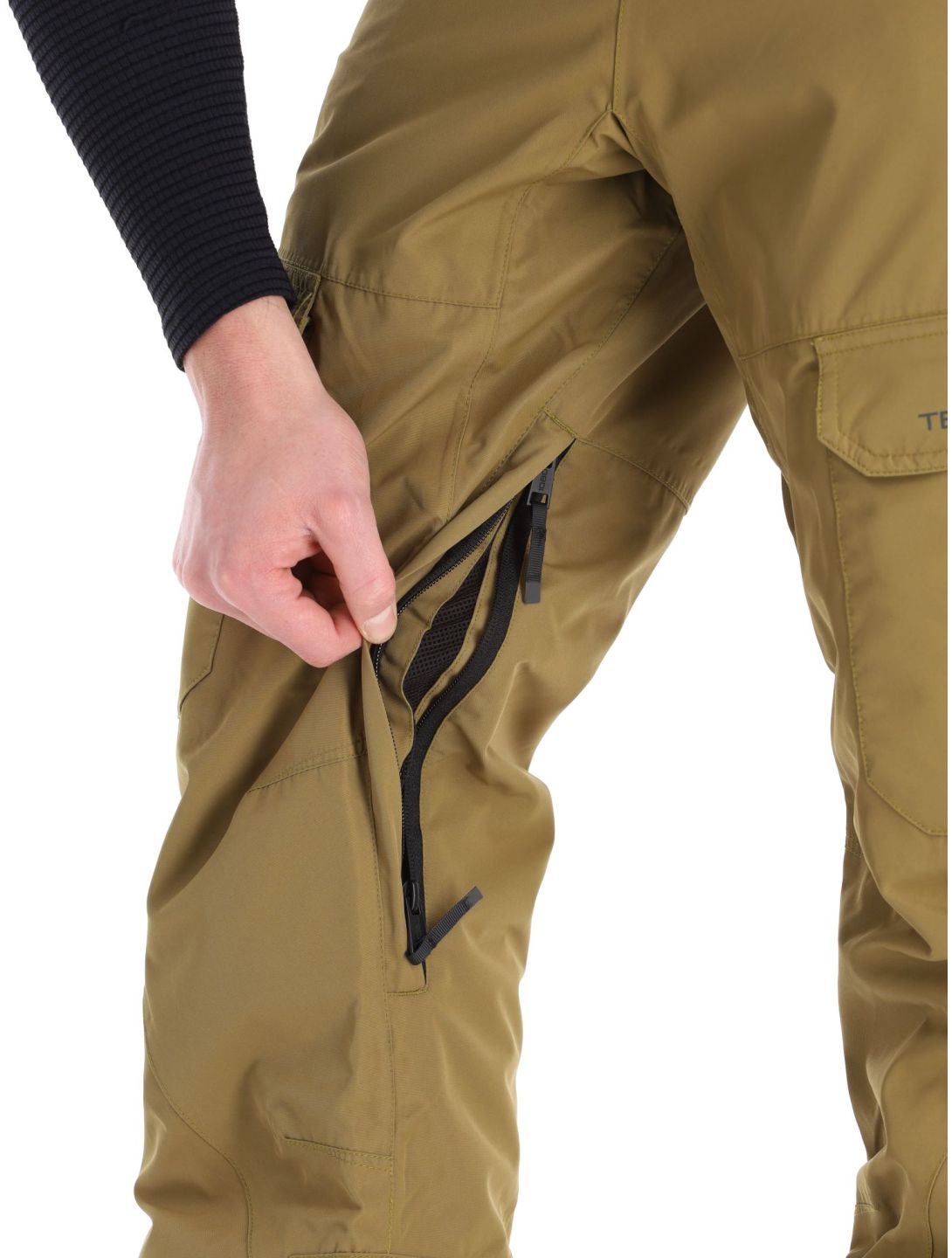 1080, Hoax-T pantalon de ski hommes Military brun 