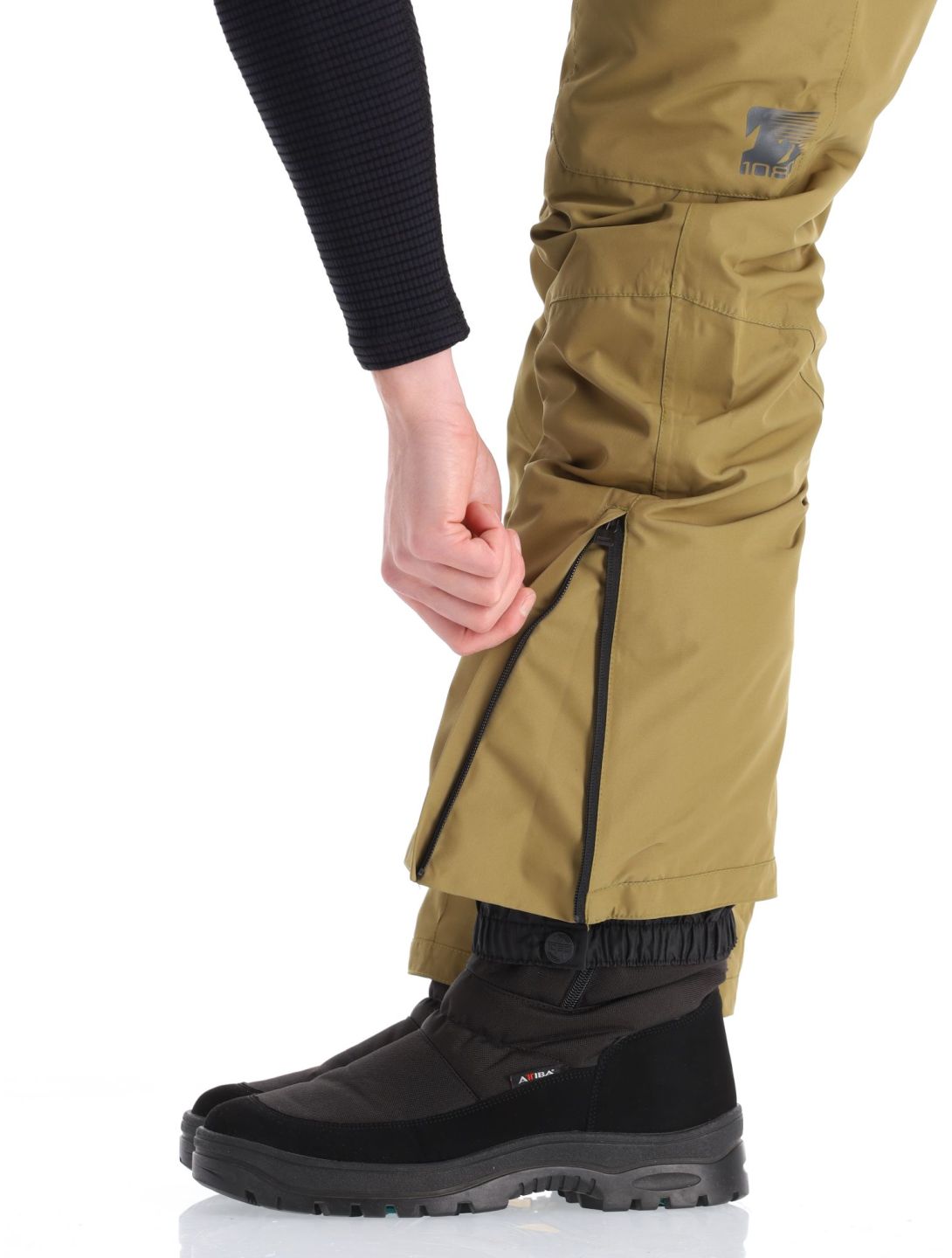 1080, Hoax-T pantalon de ski hommes Military brun 