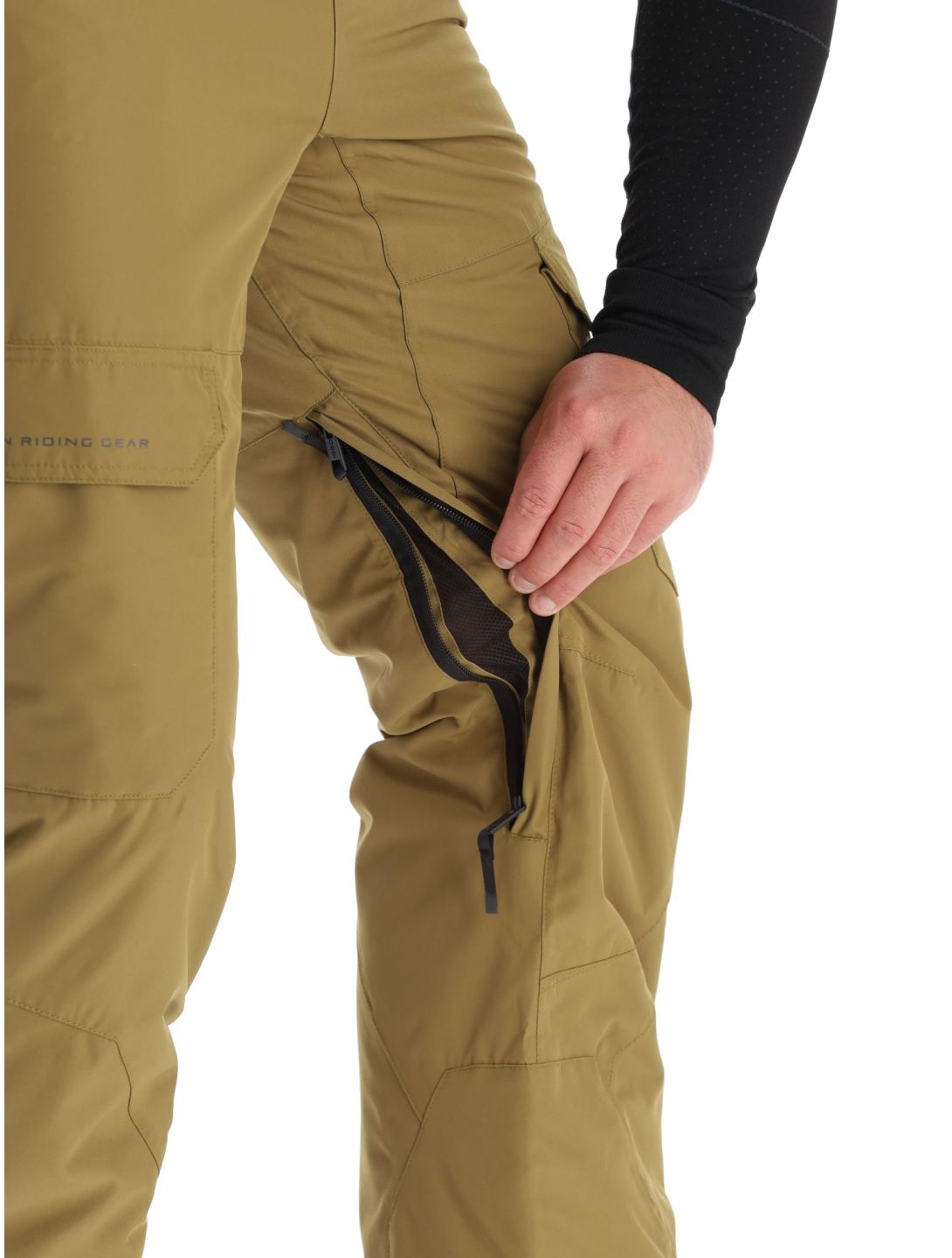 1080, Hoax-T pantalon de ski hommes Military brun 