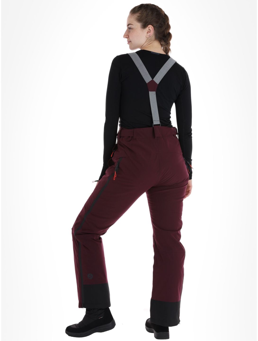 2117 of Sweden, Ebbared Pant pantalon de ski femmes DK Plum bordeaux 