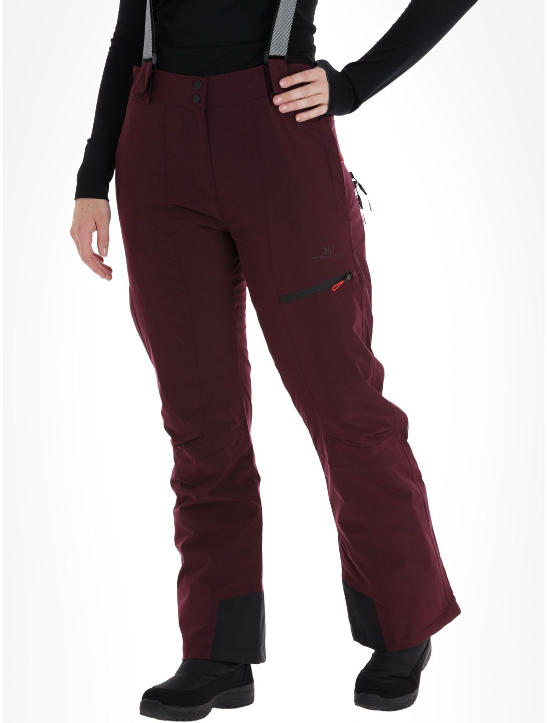 2117 of Sweden, Ebbared Pant pantalon de ski femmes DK Plum bordeaux 