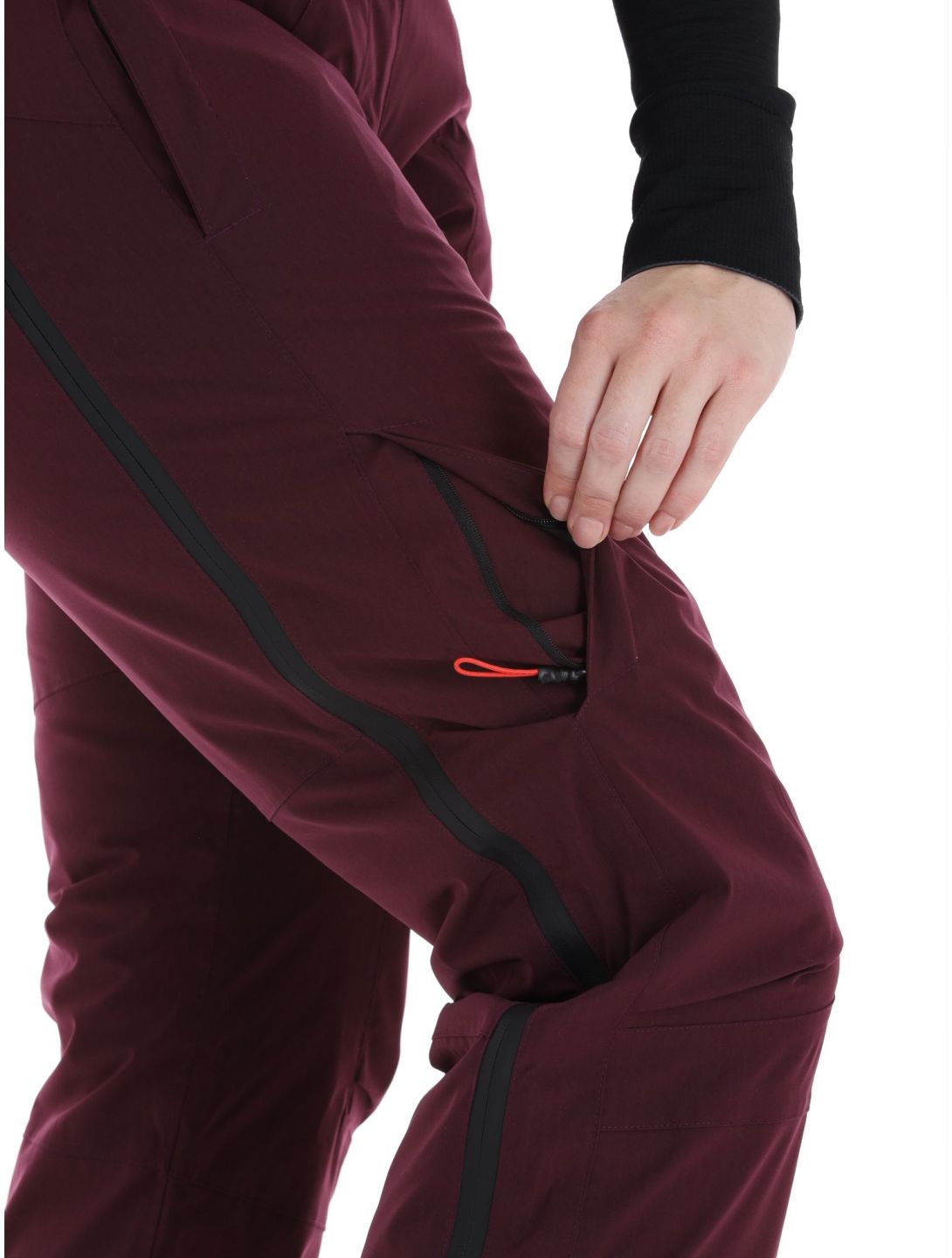 2117 of Sweden, Ebbared Pant pantalon de ski femmes DK Plum bordeaux 