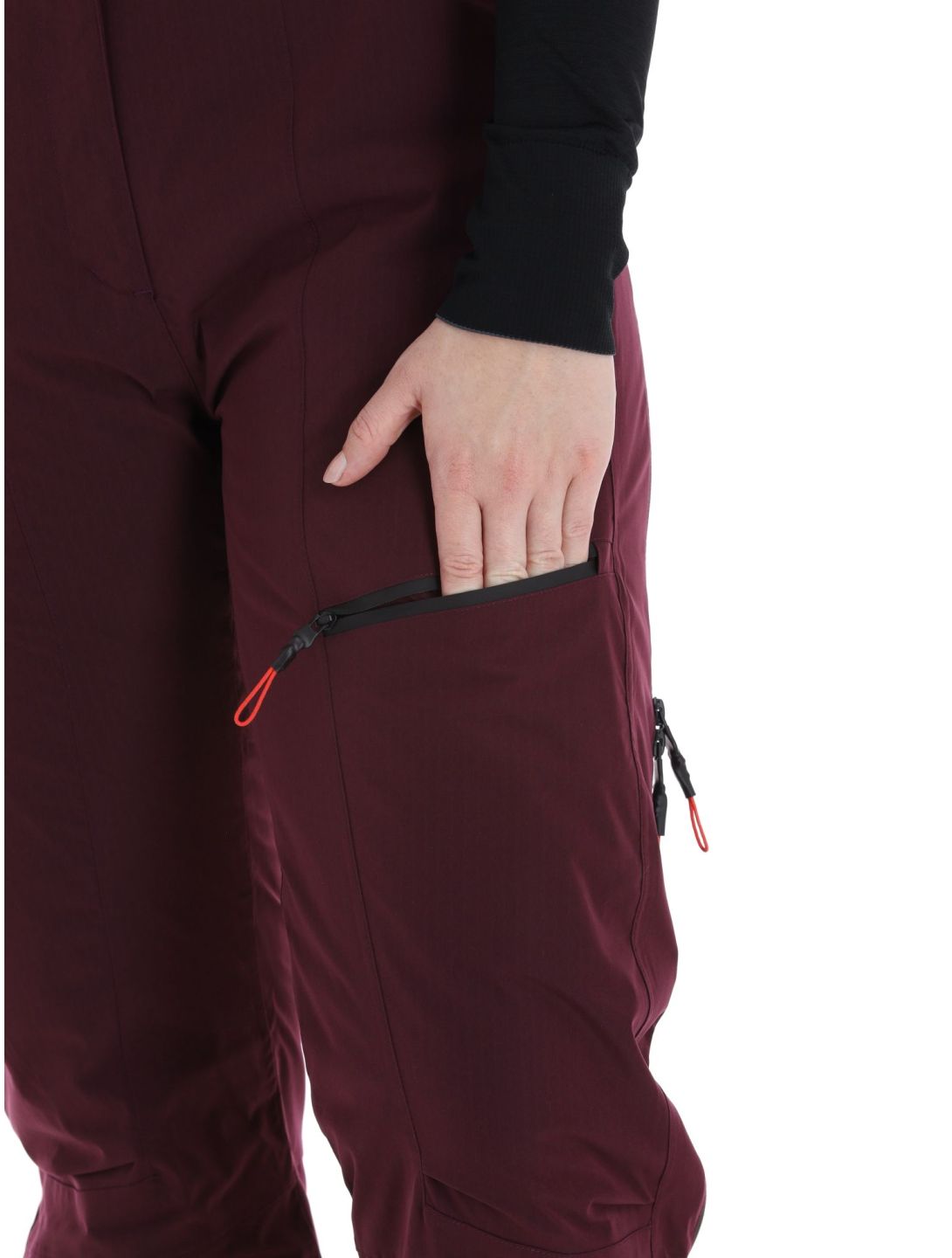 2117 of Sweden, Ebbared Pant pantalon de ski femmes DK Plum bordeaux 