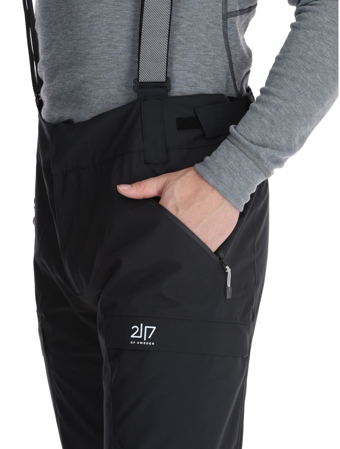 2117 of Sweden, Edum pantalon de ski hommes Black noir 