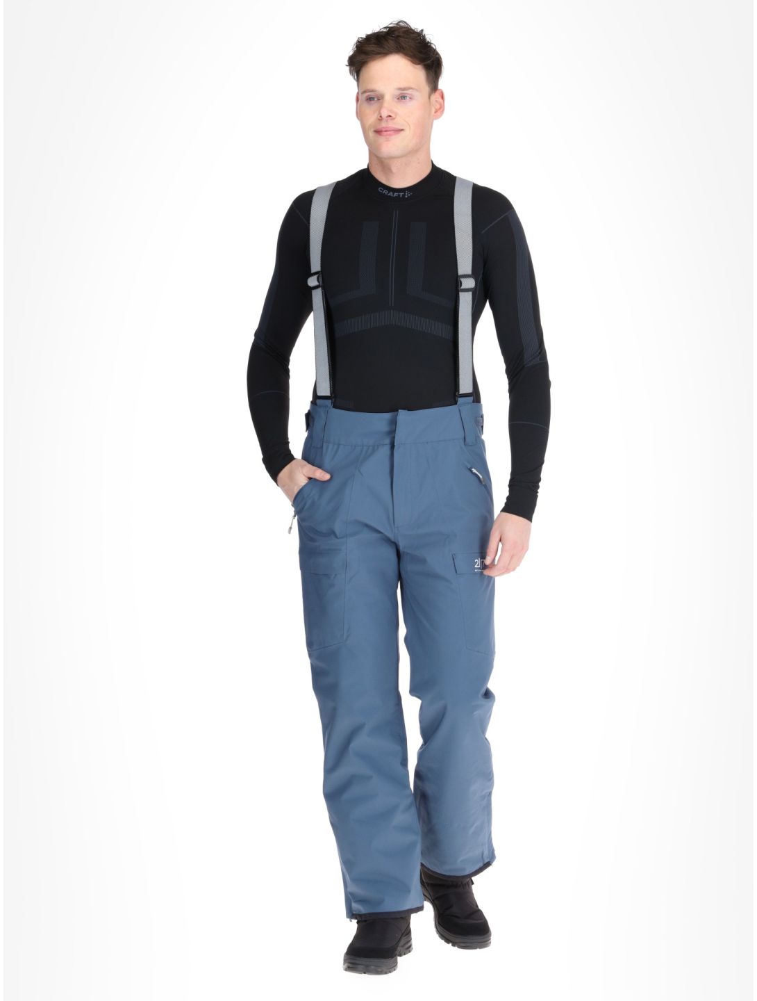 2117 of Sweden, Edum pantalon de ski hommes Navy bleu 