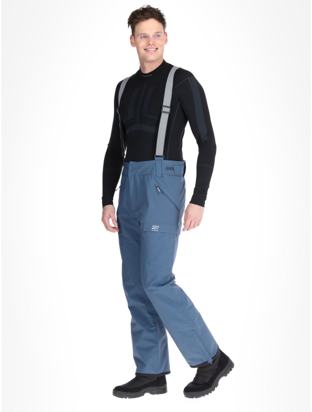 2117 of Sweden, Edum pantalon de ski hommes Navy bleu 