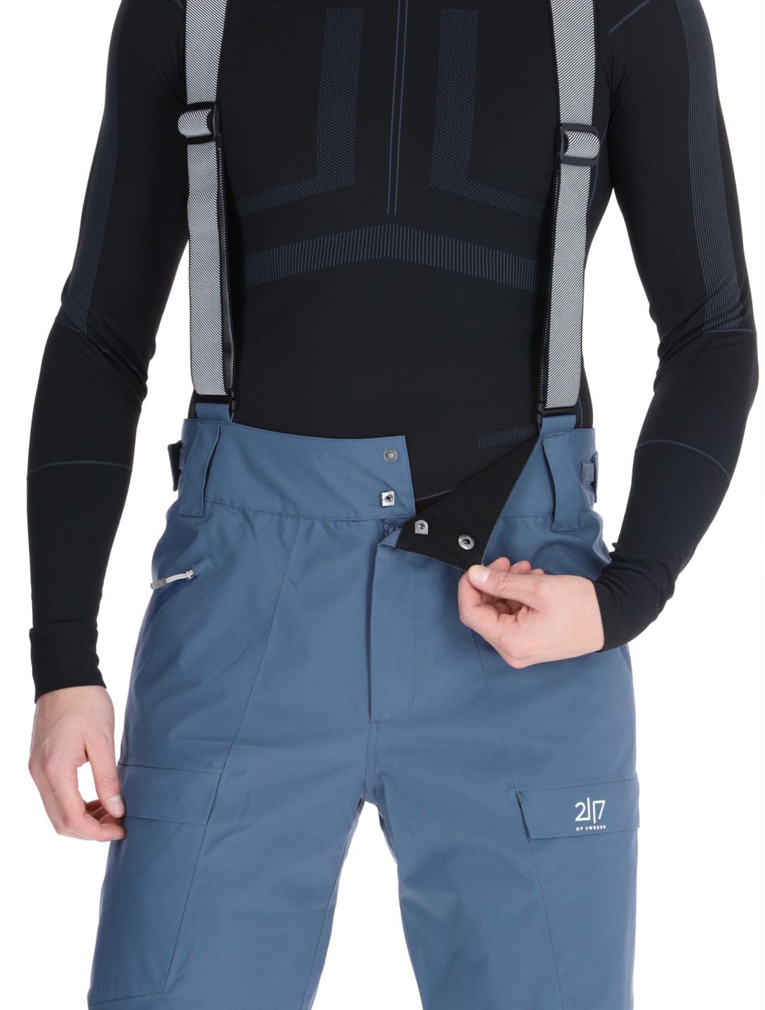 2117 of Sweden, Edum pantalon de ski hommes Navy bleu 