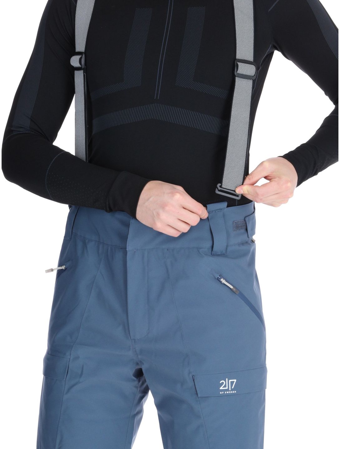 2117 of Sweden, Edum pantalon de ski hommes Navy bleu 