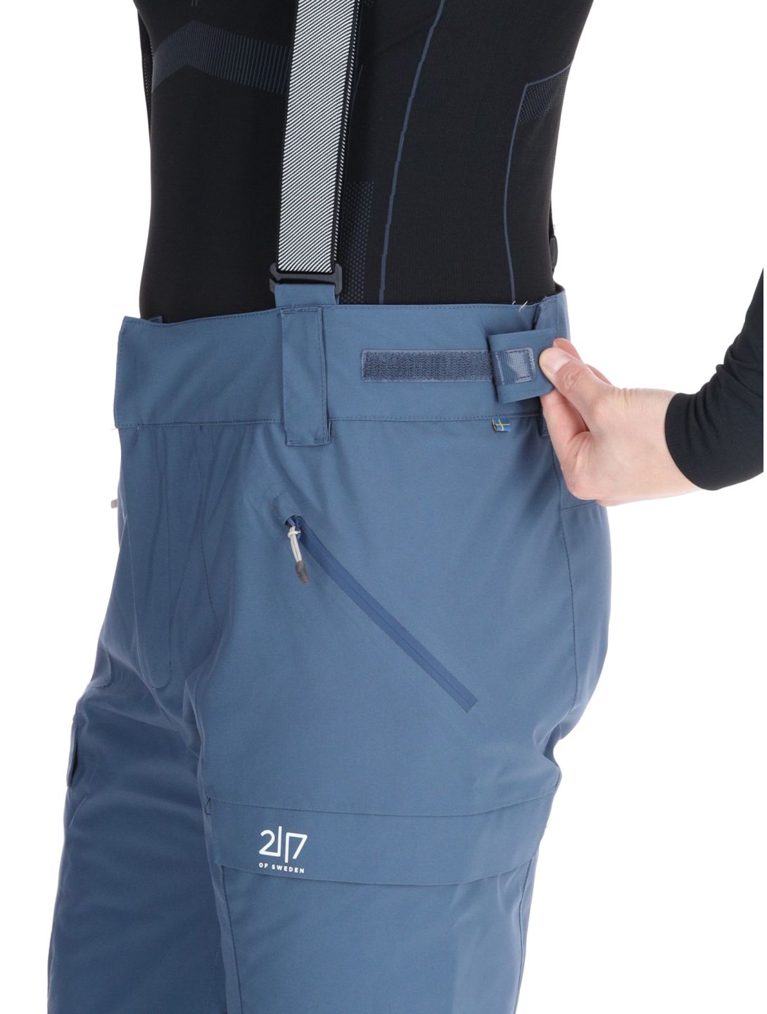 2117 of Sweden, Edum pantalon de ski hommes Navy bleu 