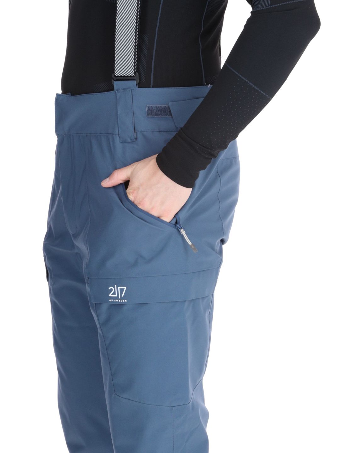 2117 of Sweden, Edum pantalon de ski hommes Navy bleu 