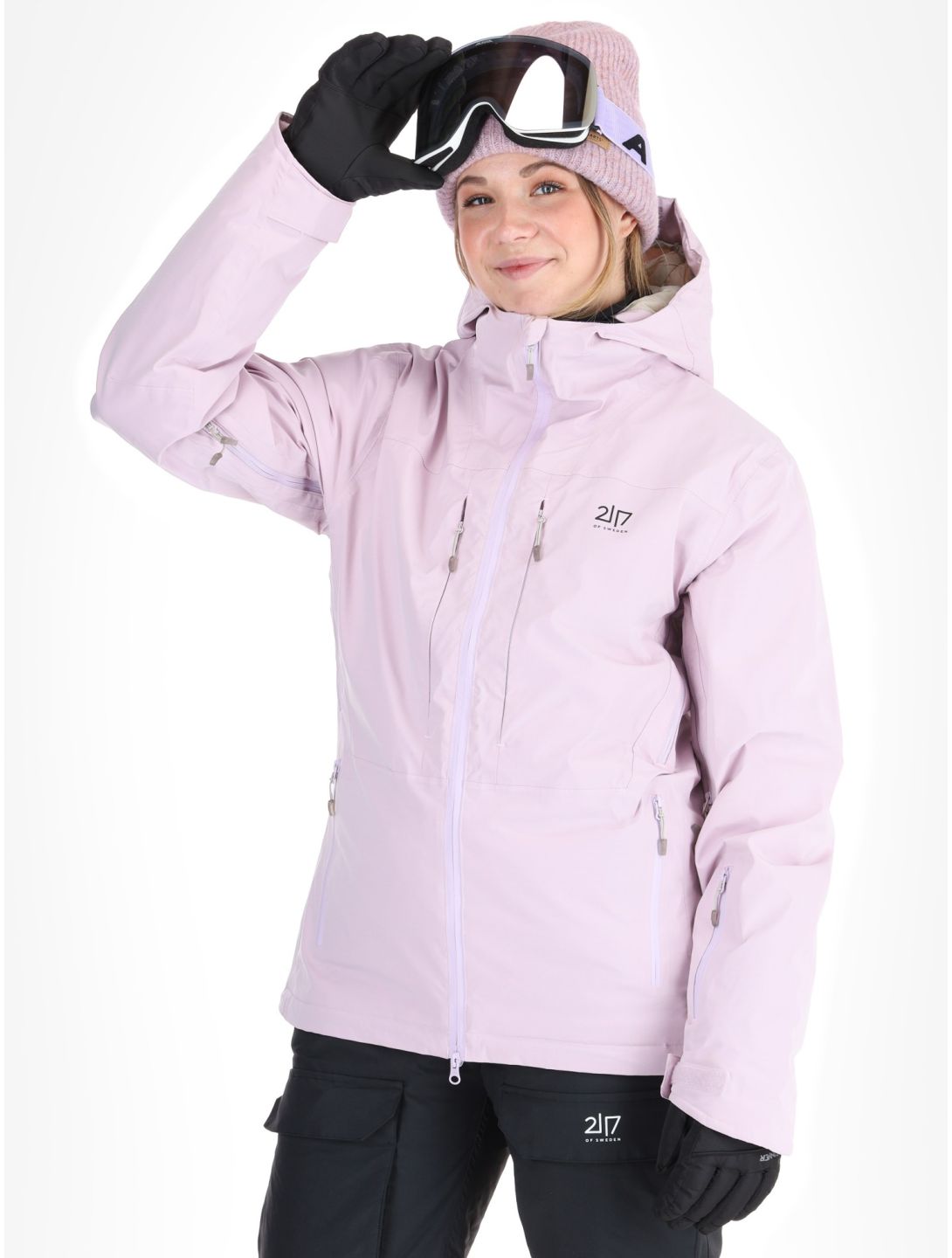 2117 of Sweden, Nausta veste de ski femmes Lavender violet 