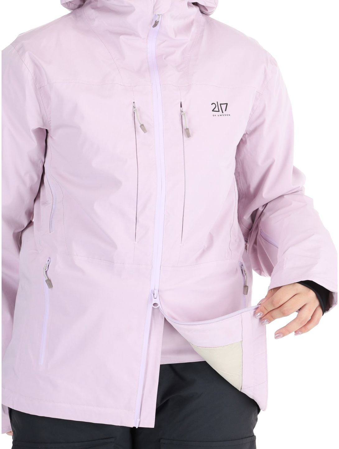 2117 of Sweden, Nausta veste de ski femmes Lavender violet 