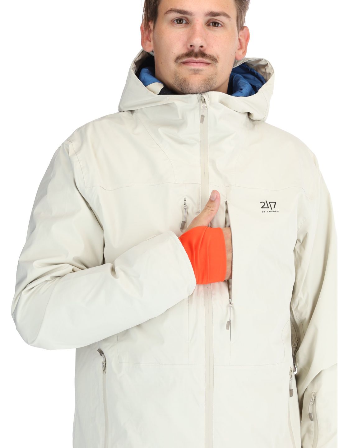 2117 of Sweden, Nausta veste de ski hommes Beige beige 