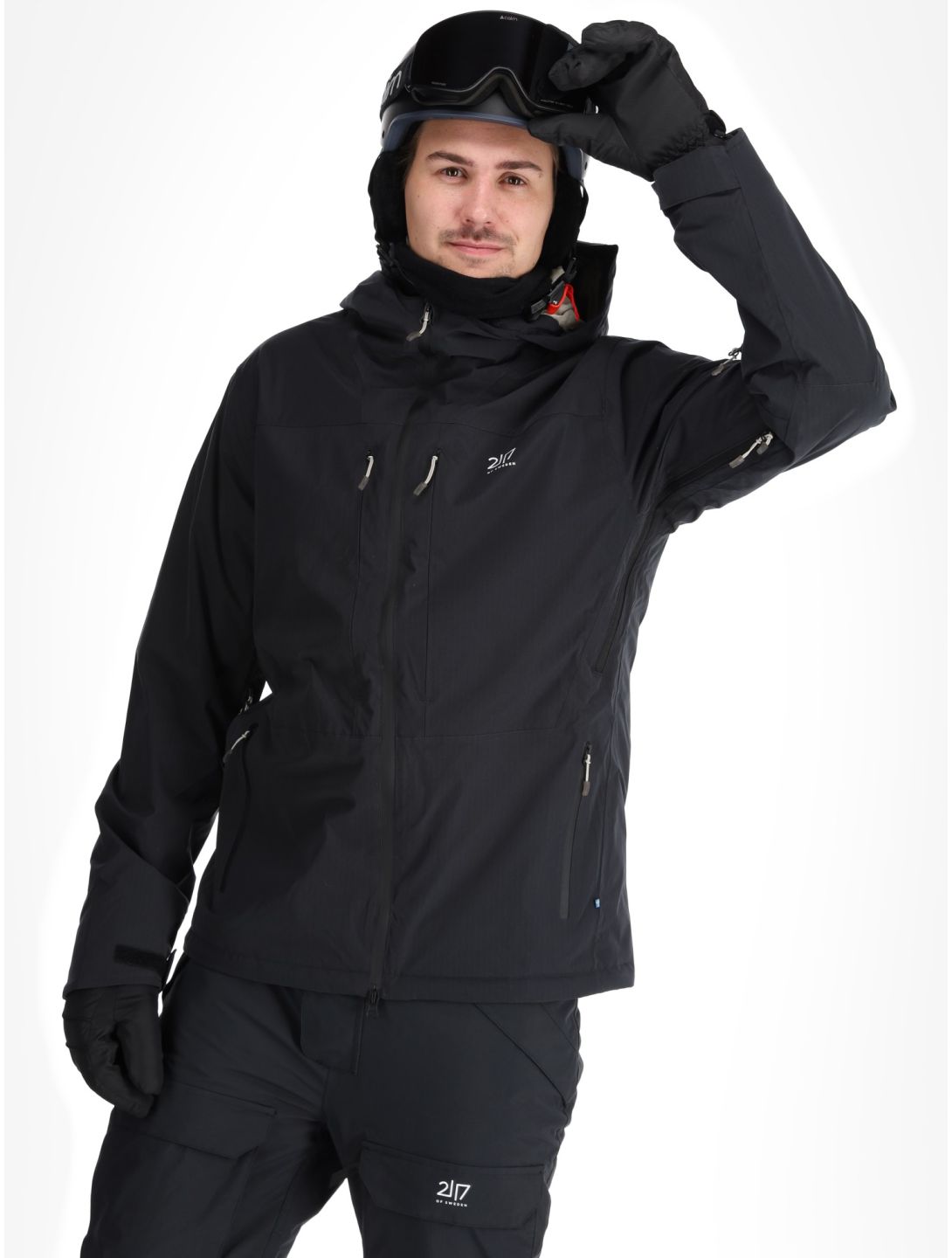 2117 of Sweden, Nausta veste de ski hommes Black noir 