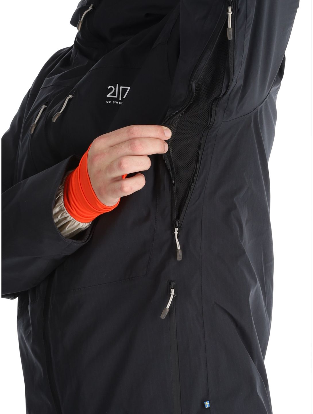 2117 of Sweden, Nausta veste de ski hommes Black noir 