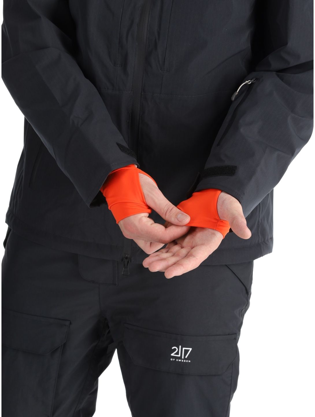 2117 of Sweden, Nausta veste de ski hommes Black noir 