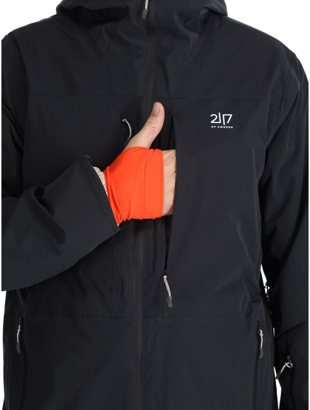 2117 of Sweden, Nausta veste de ski hommes Black noir 