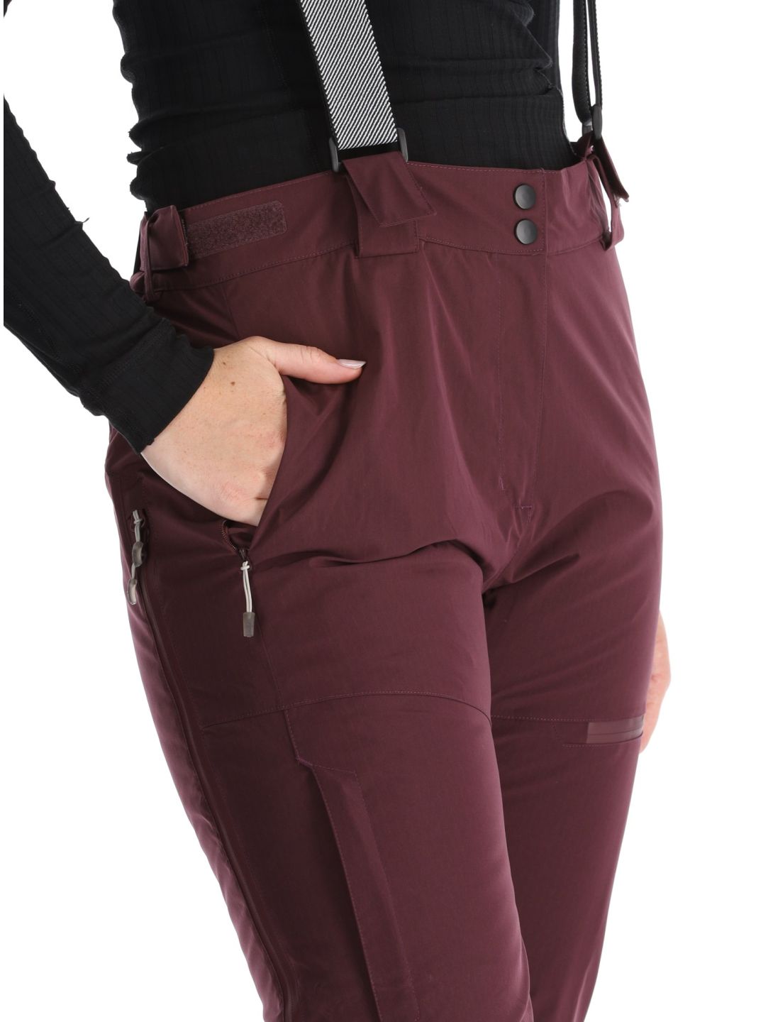 2117 of Sweden, Nausta pantalon de ski femmes Dk Plum violet 