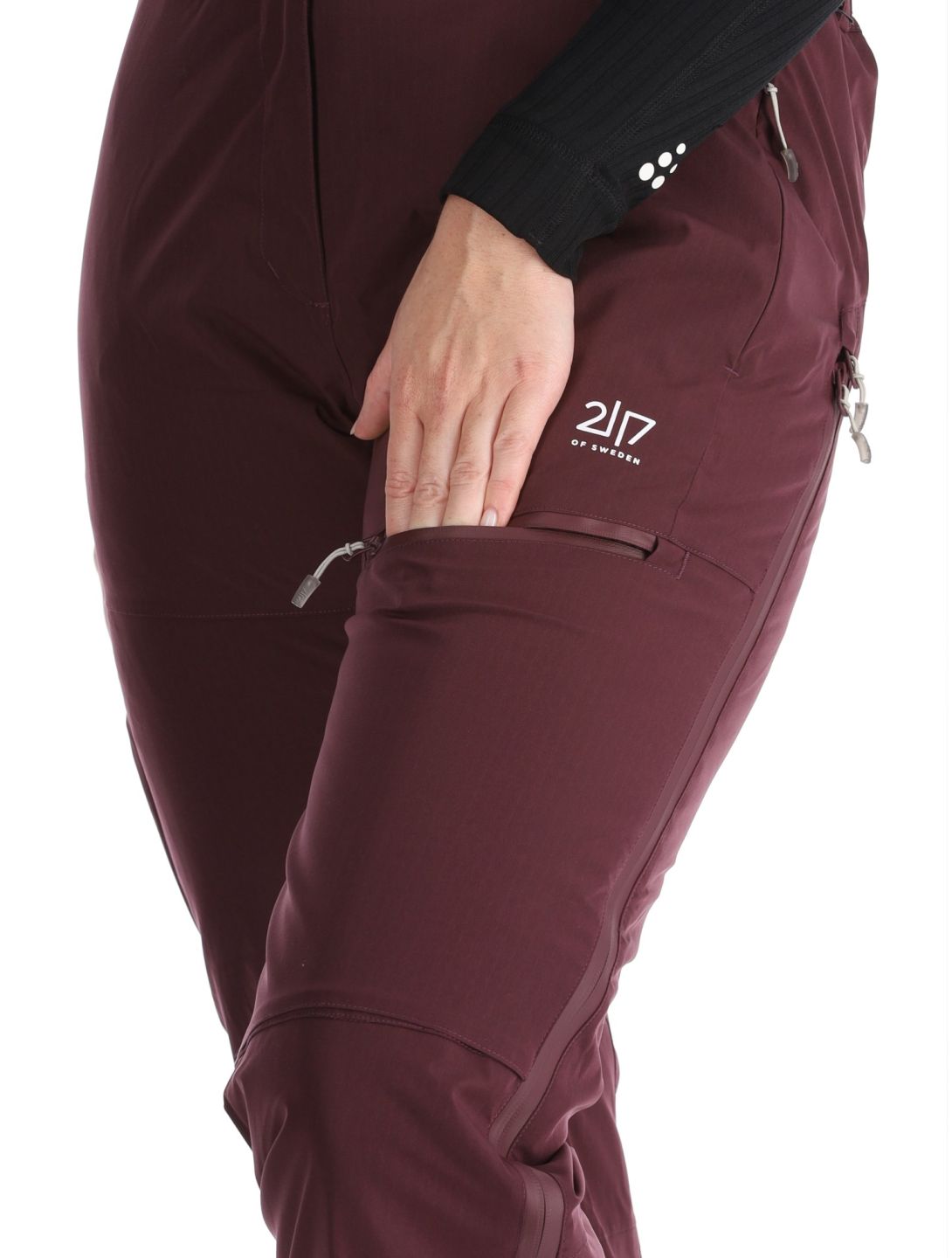 2117 of Sweden, Nausta pantalon de ski femmes Dk Plum violet 