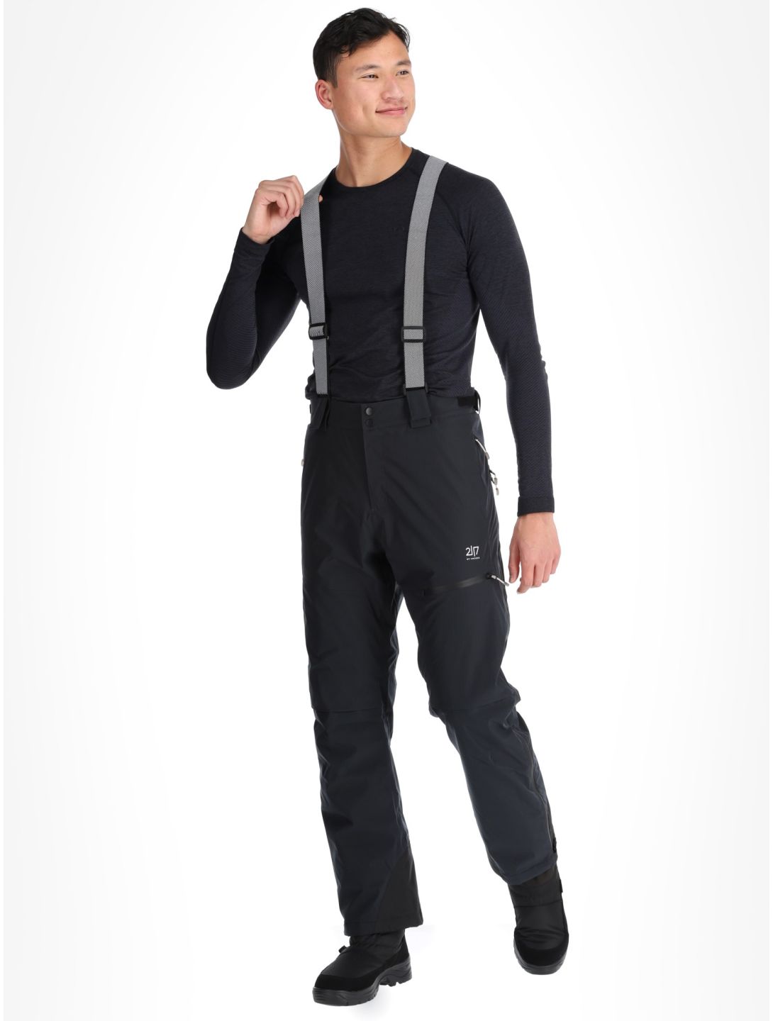 2117 of Sweden, Nausta pantalon de ski hommes Black noir 