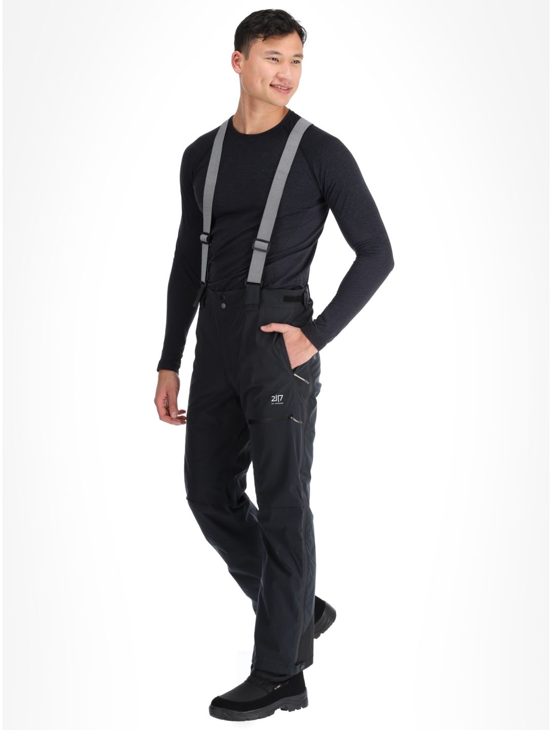 2117 of Sweden, Nausta pantalon de ski hommes Black noir 