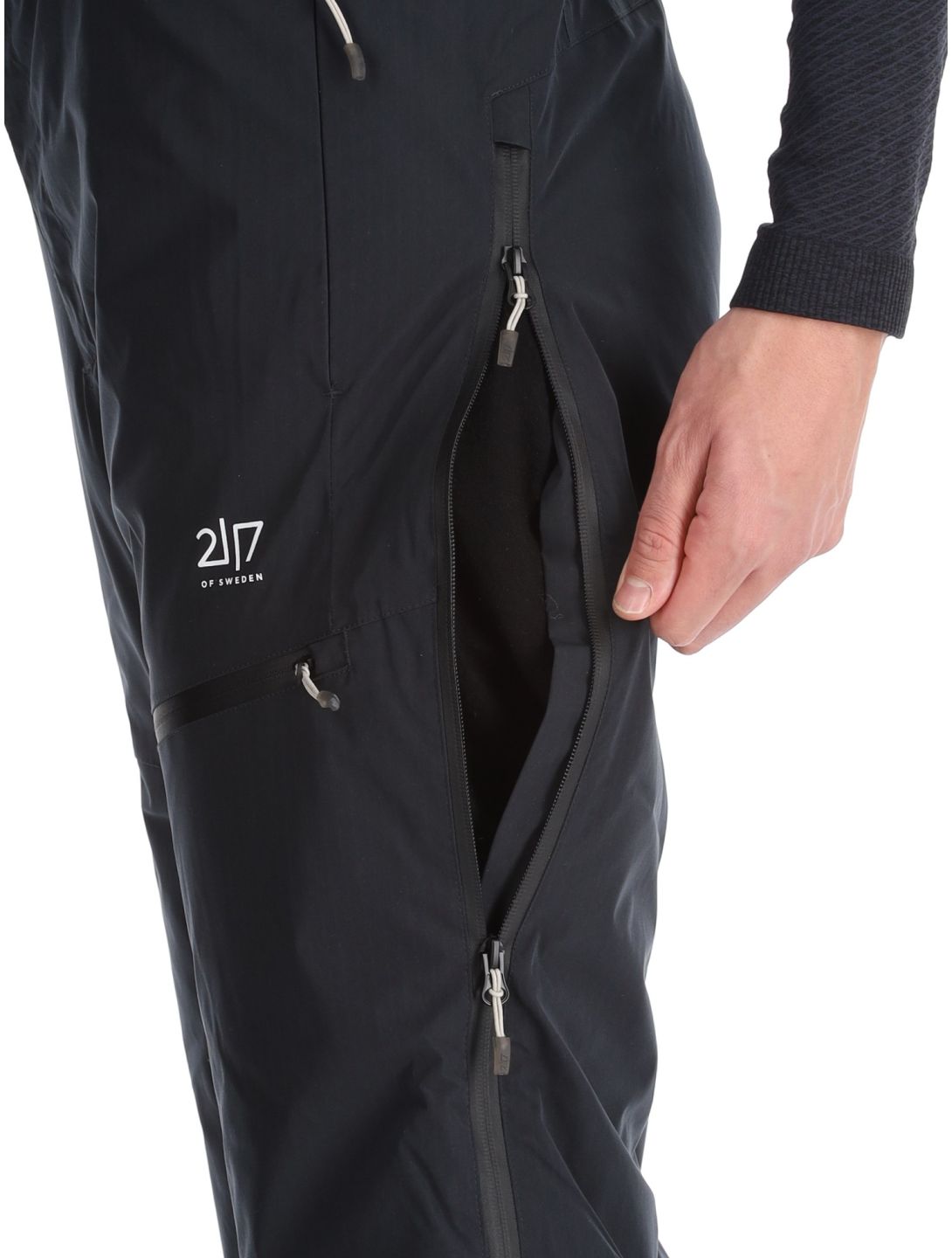 2117 of Sweden, Nausta pantalon de ski hommes Black noir 