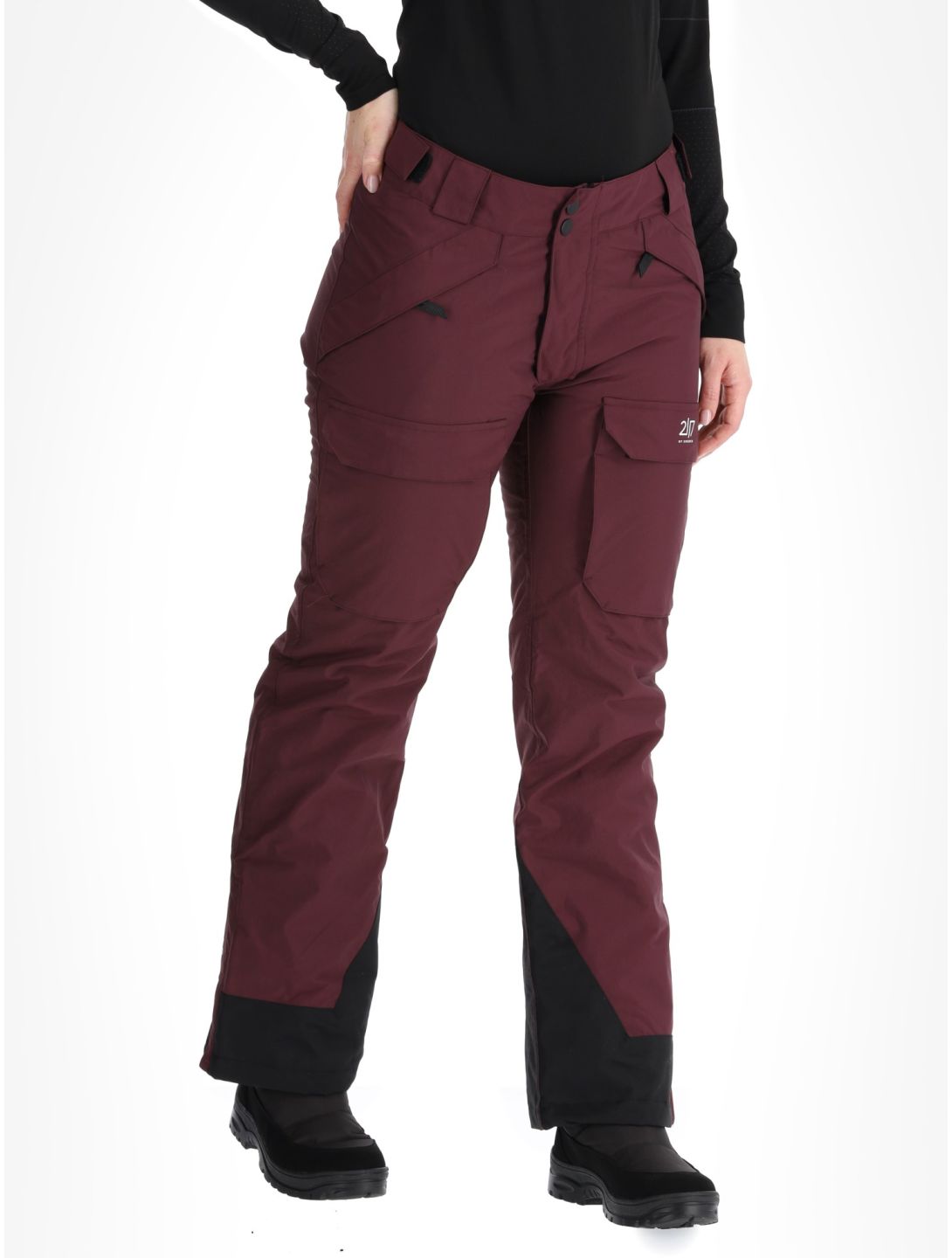 2117 of Sweden, Nelkerim pantalon de ski femmes Dk-Plum violet 