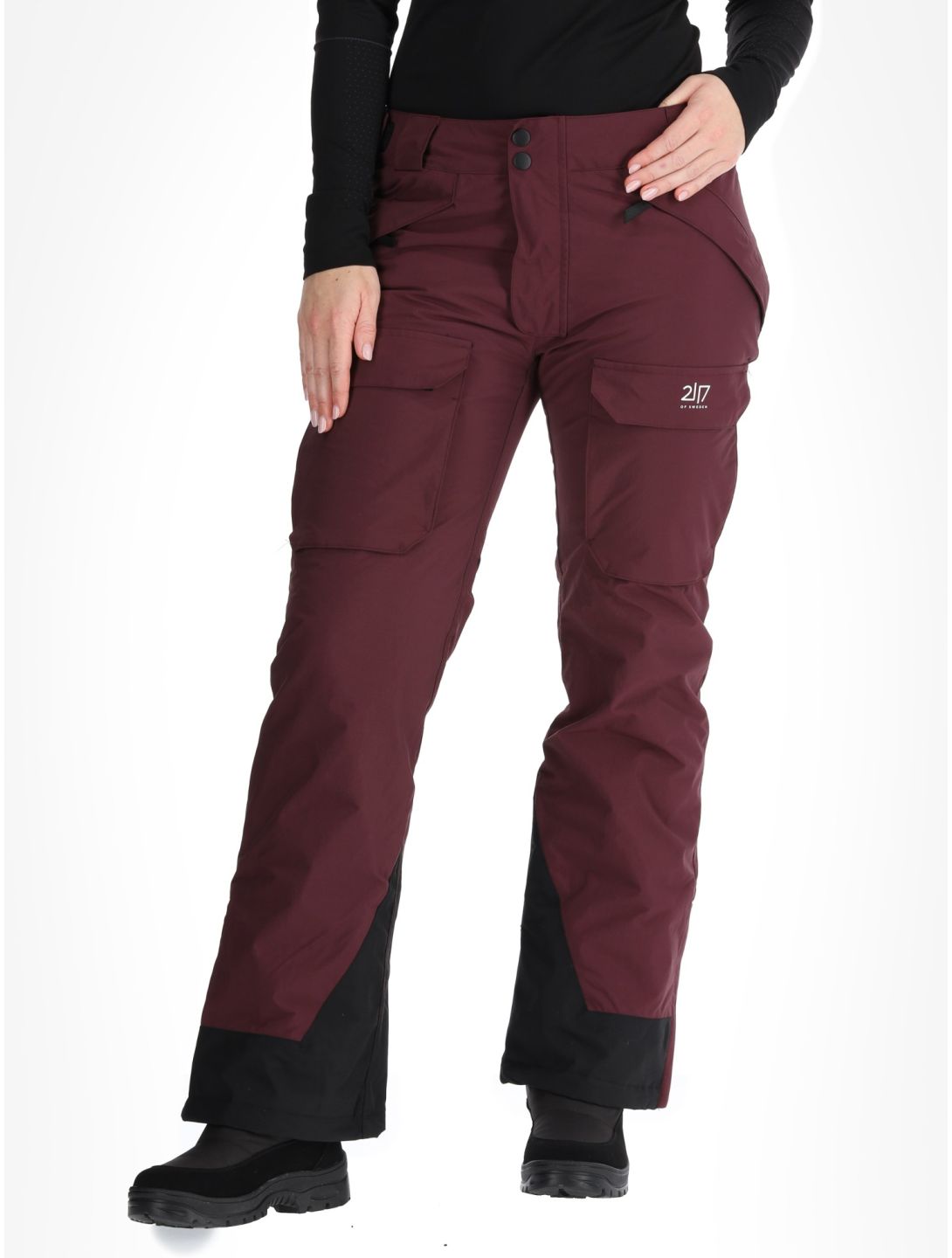 2117 of Sweden, Nelkerim pantalon de ski femmes Dk-Plum violet 