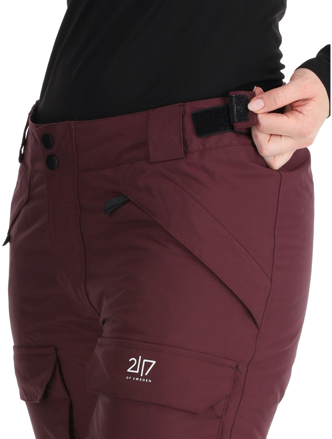 2117 of Sweden, Nelkerim pantalon de ski femmes Dk-Plum violet 