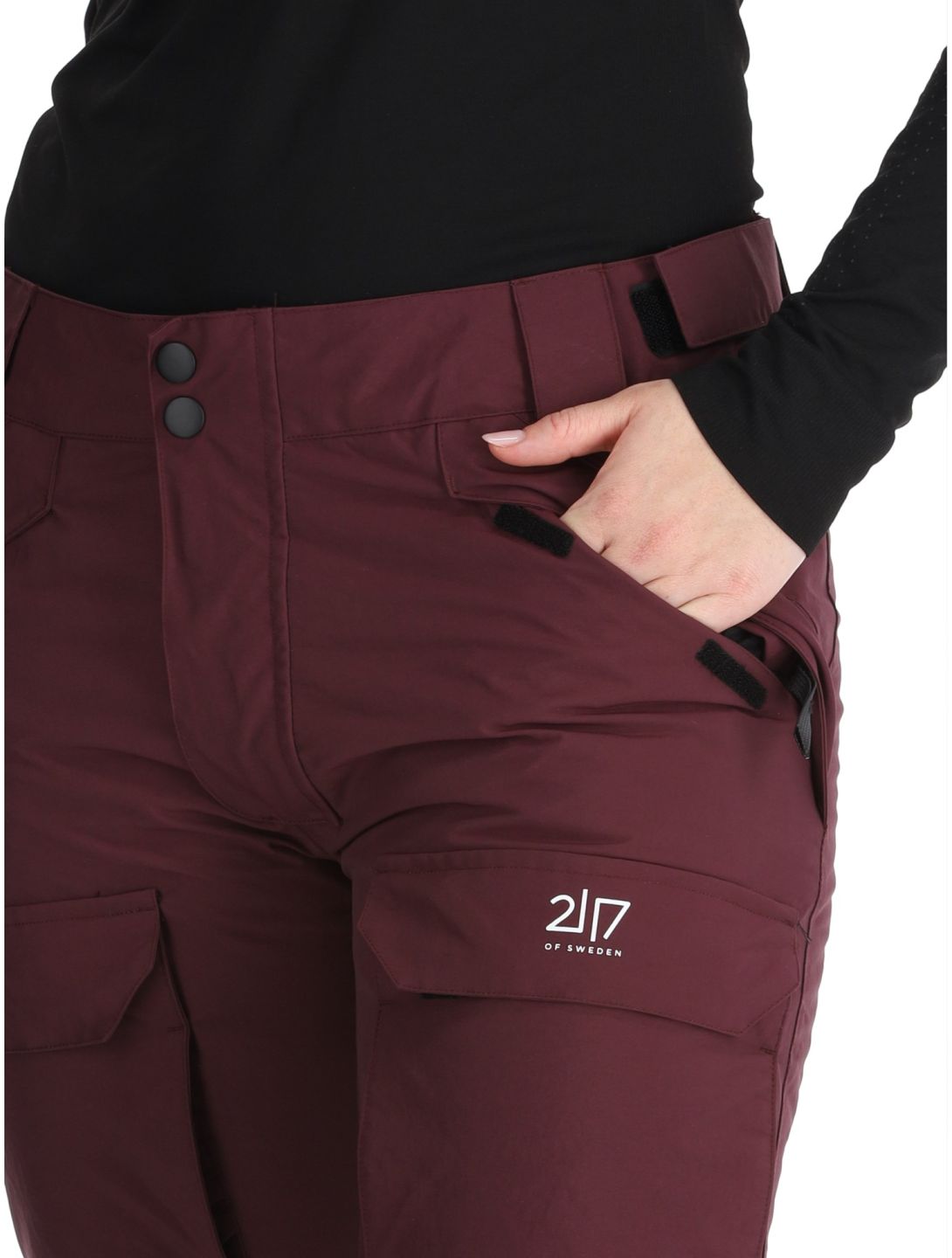 2117 of Sweden, Nelkerim pantalon de ski femmes Dk-Plum violet 