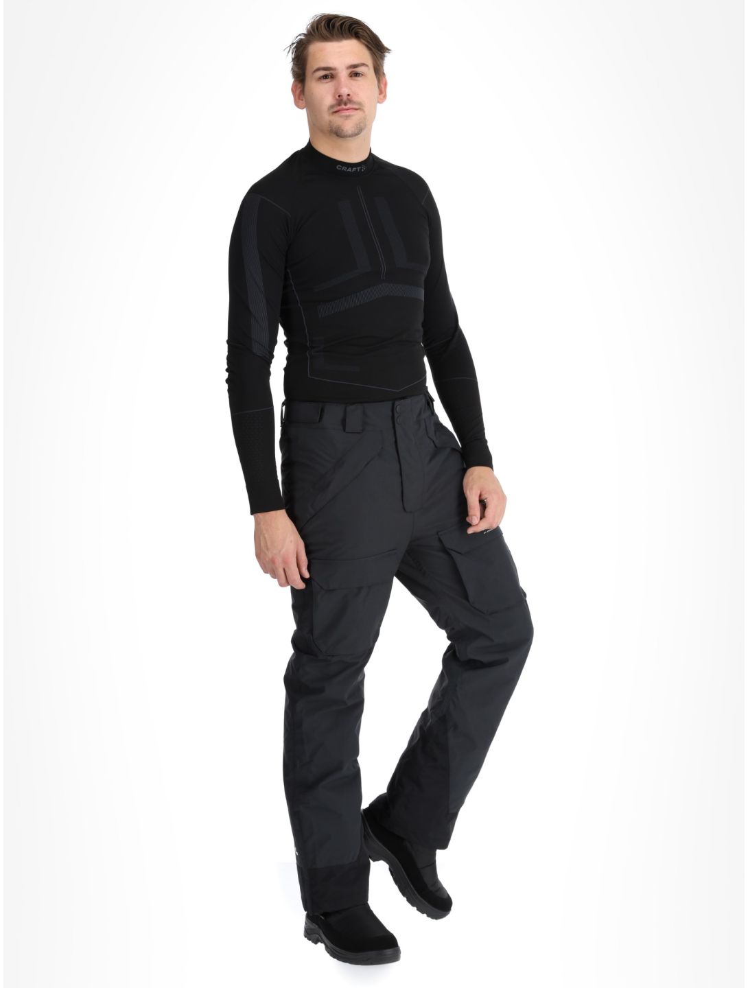 2117 of Sweden, Nelkerim pantalon de ski hommes Black noir 