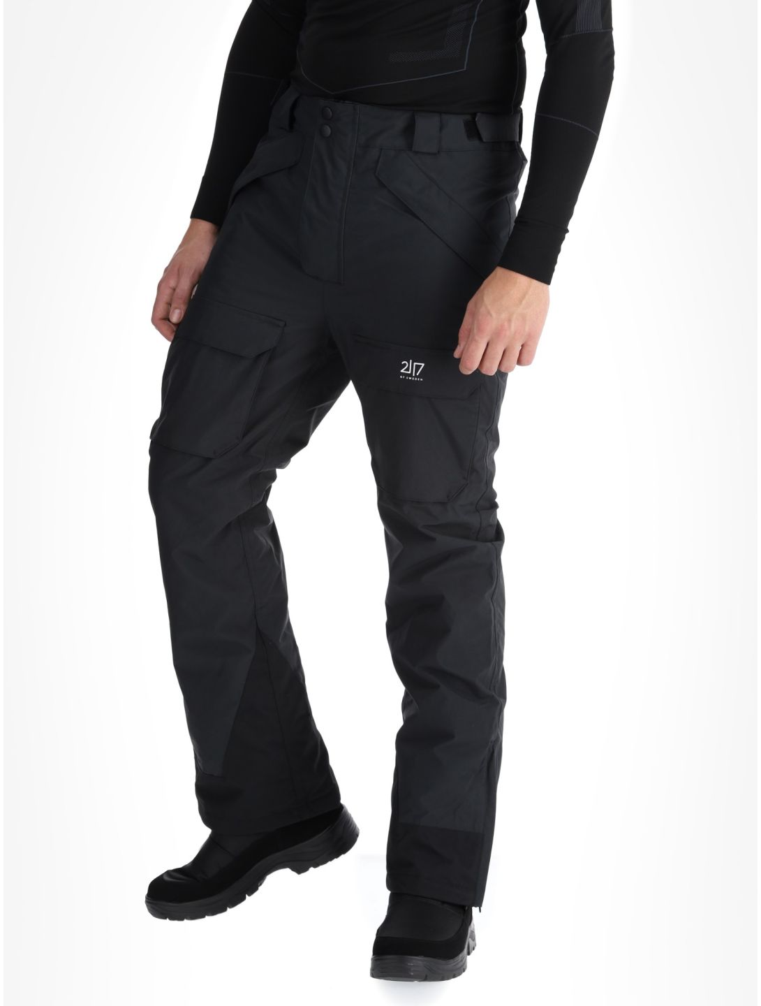 2117 of Sweden, Nelkerim pantalon de ski hommes Black noir 