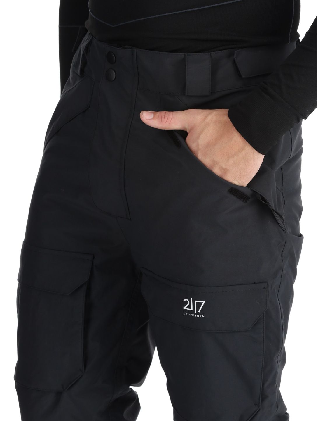 2117 of Sweden, Nelkerim pantalon de ski hommes Black noir 