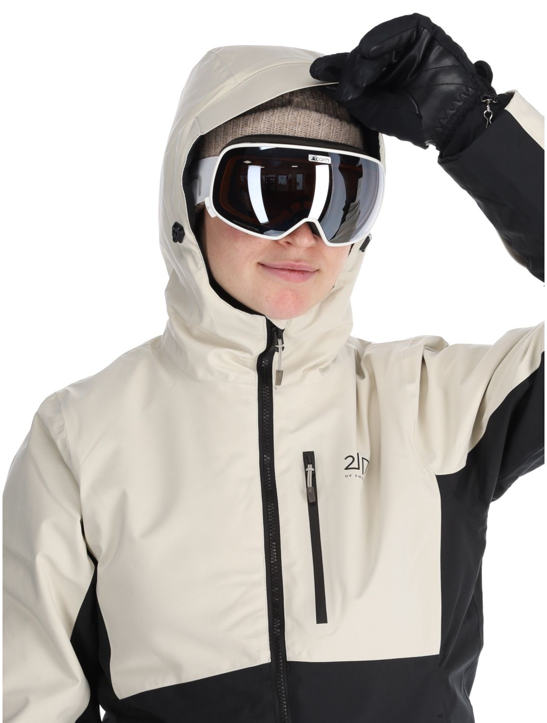 2117 of Sweden, Sala veste de ski femmes Beige beige, noir 