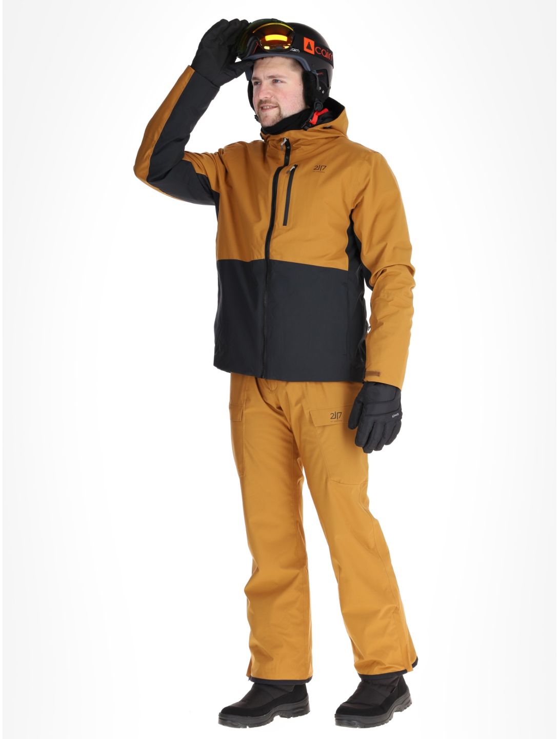 2117 of Sweden, Sala veste de ski hommes Gold brun, noir 