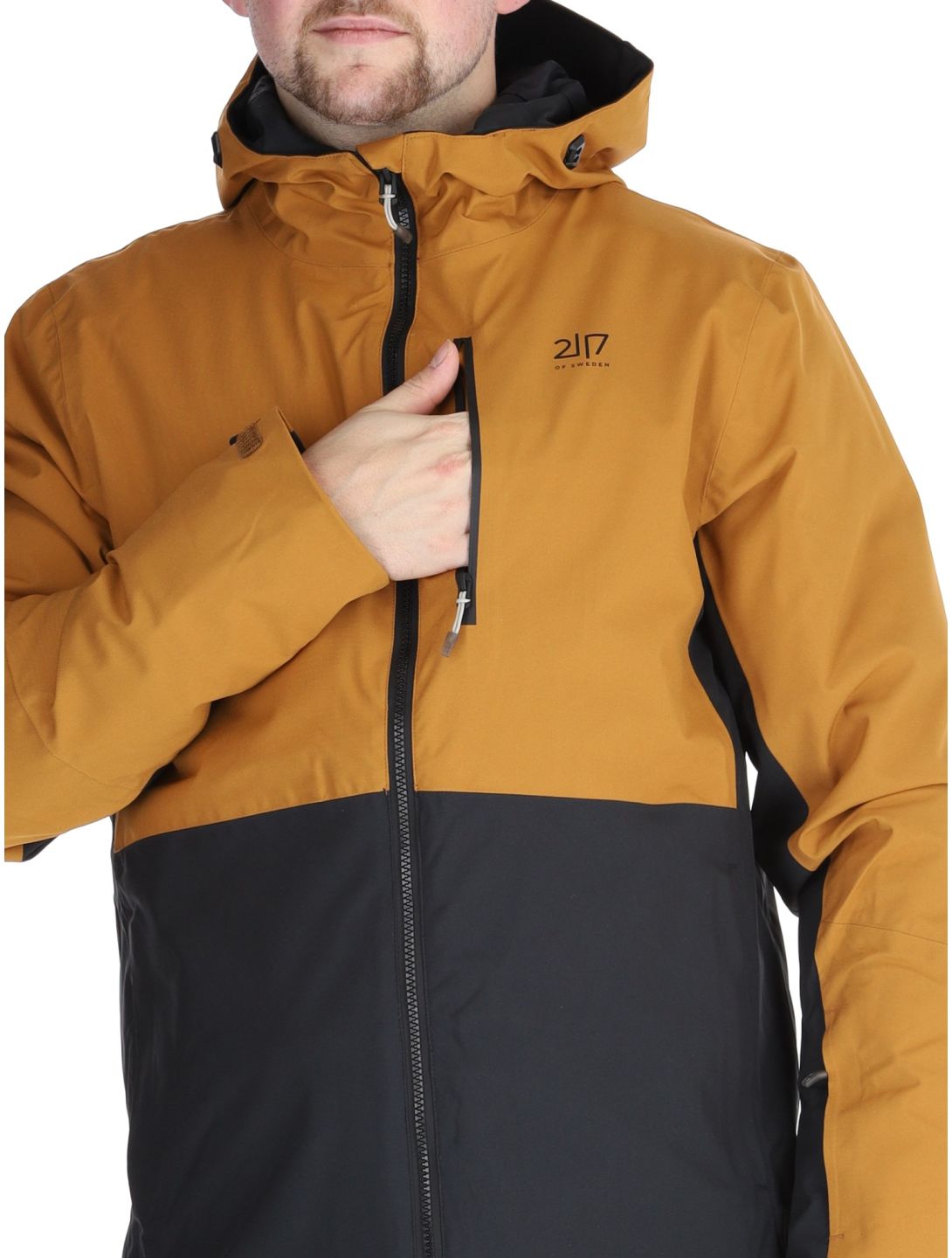 2117 of Sweden, Sala veste de ski hommes Gold brun, noir 