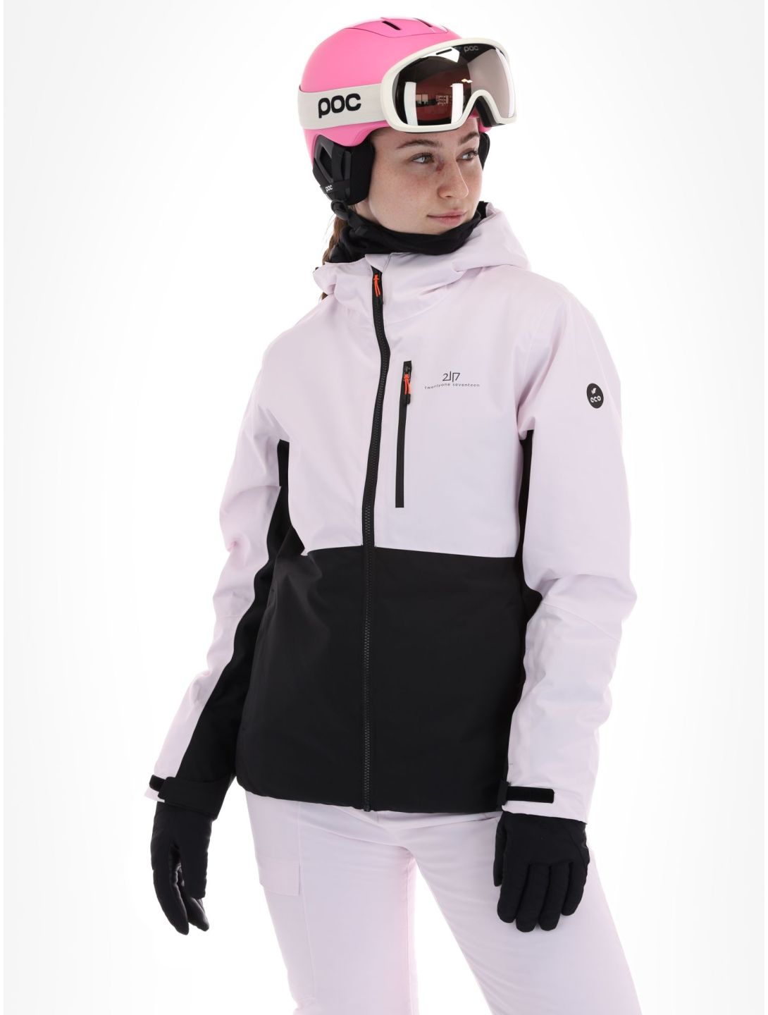 2117 of Sweden, Sala Jacket veste de ski femmes Soft Pink noir, rose 