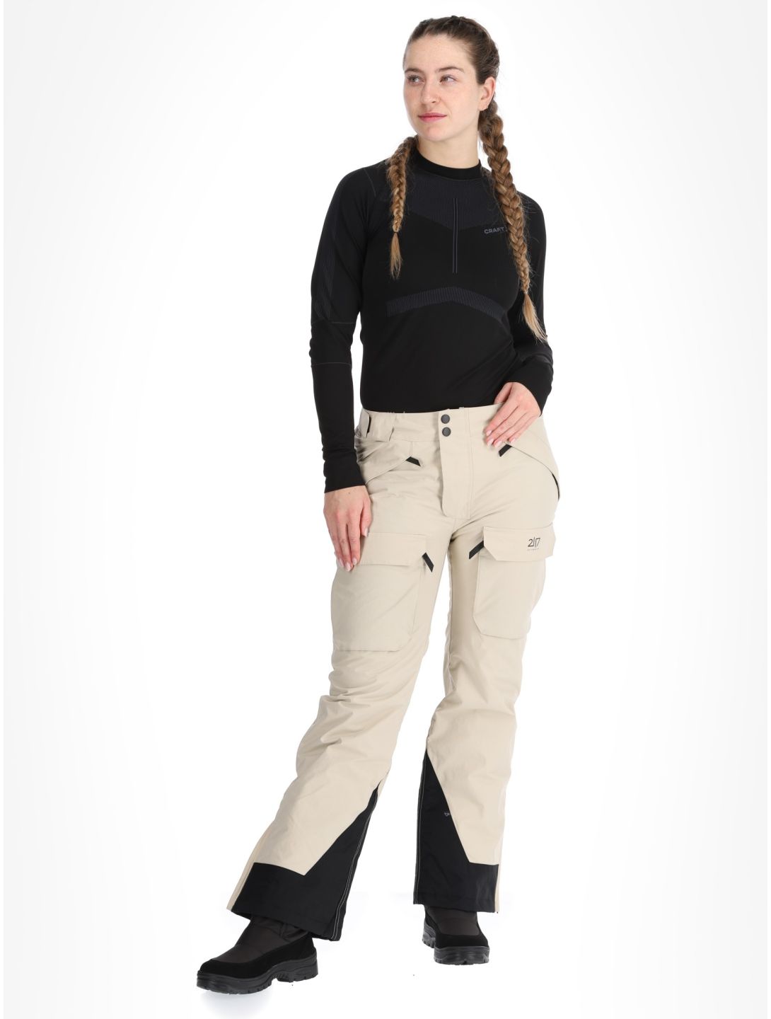 2117 of Sweden, Nelkerim pantalon de ski femmes Beige beige 