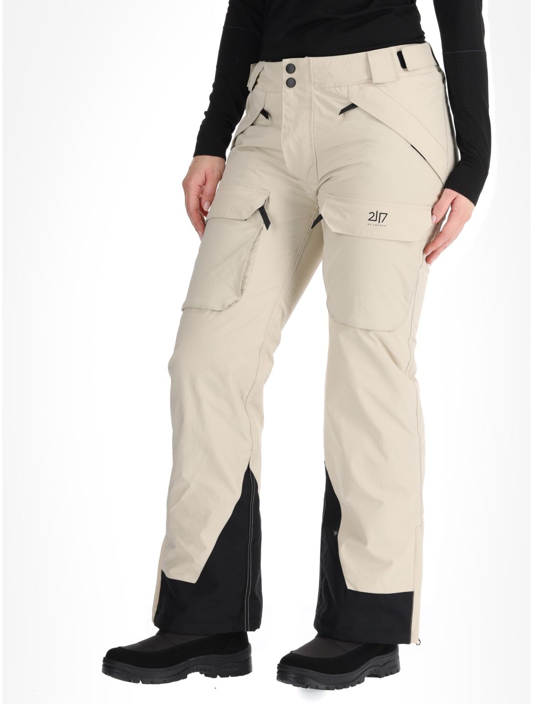 2117 of Sweden, Nelkerim pantalon de ski femmes Beige beige 