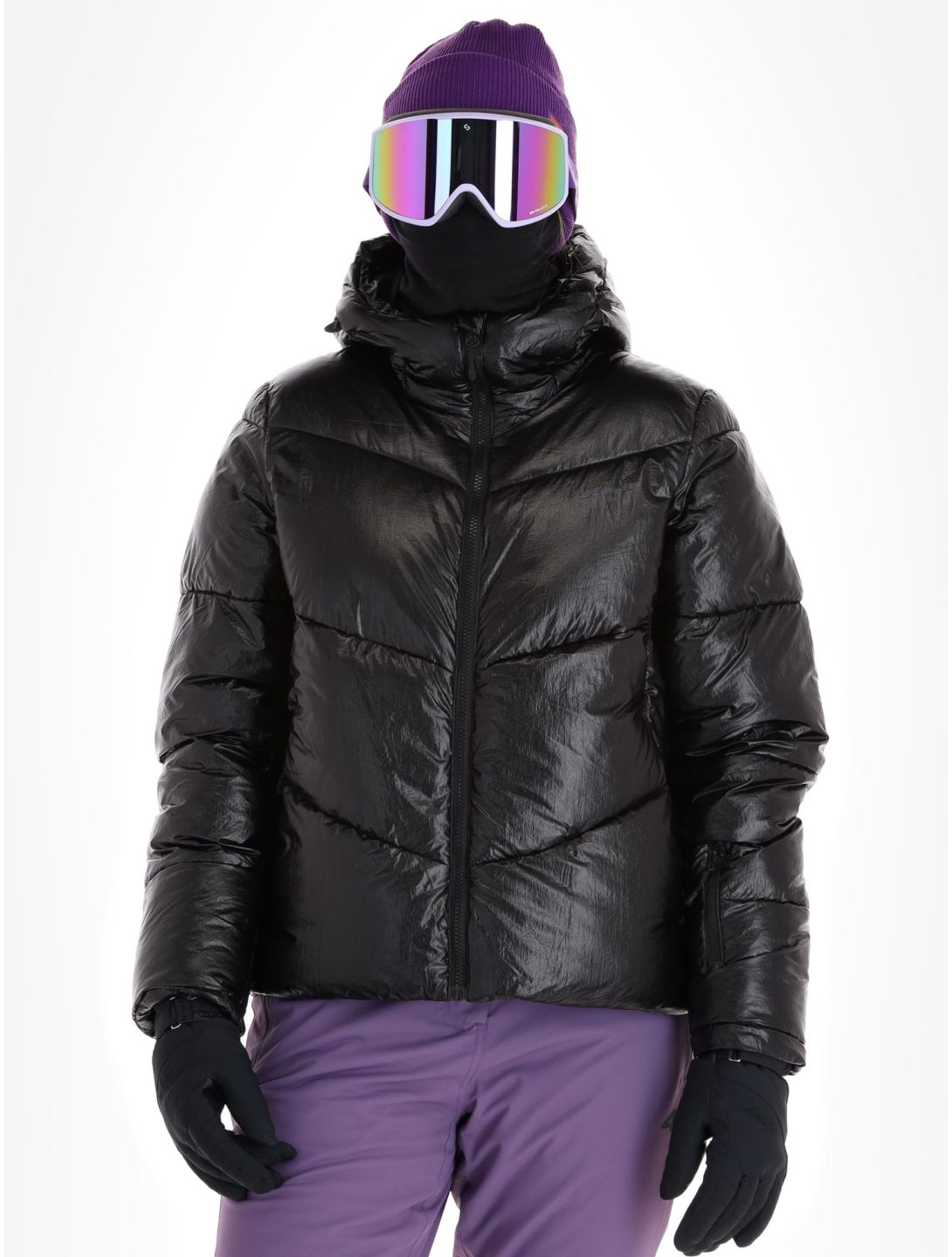 4F, Down Jacket  F277 doudoune femmes Black noir 