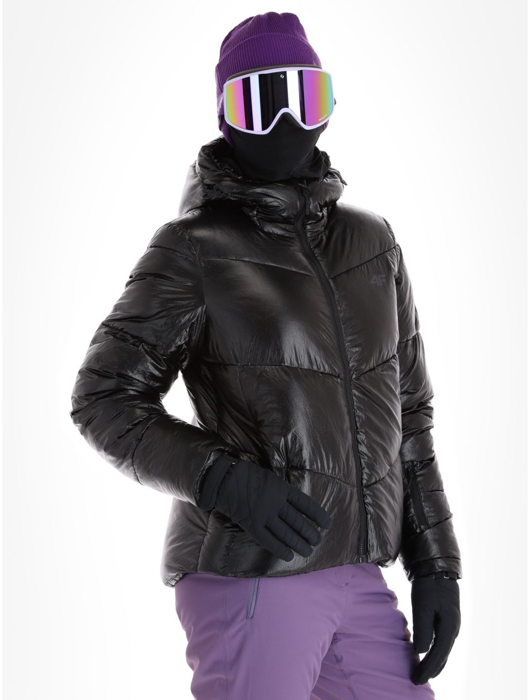 4F, Down Jacket  F277 doudoune femmes Black noir 